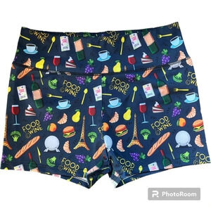 Food & Wine Bike Shorts